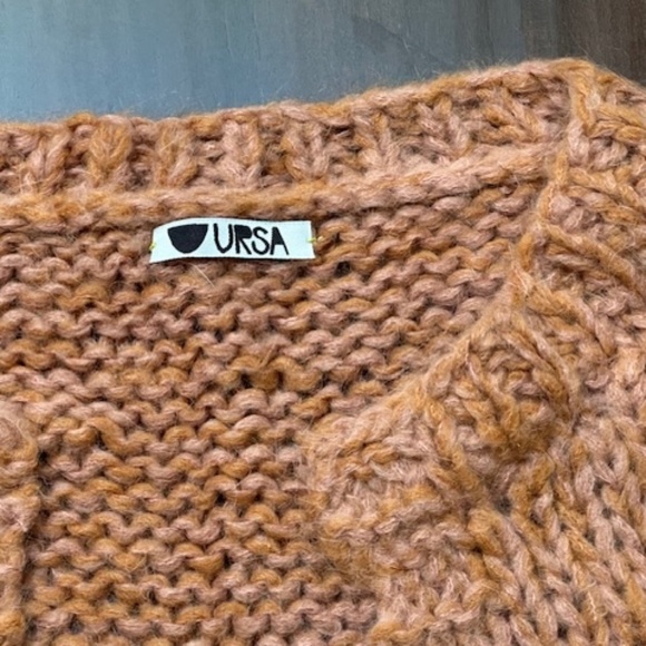 ALPACA OPEN CARDIGAN SWEATER - size S - Picture 5 of 12